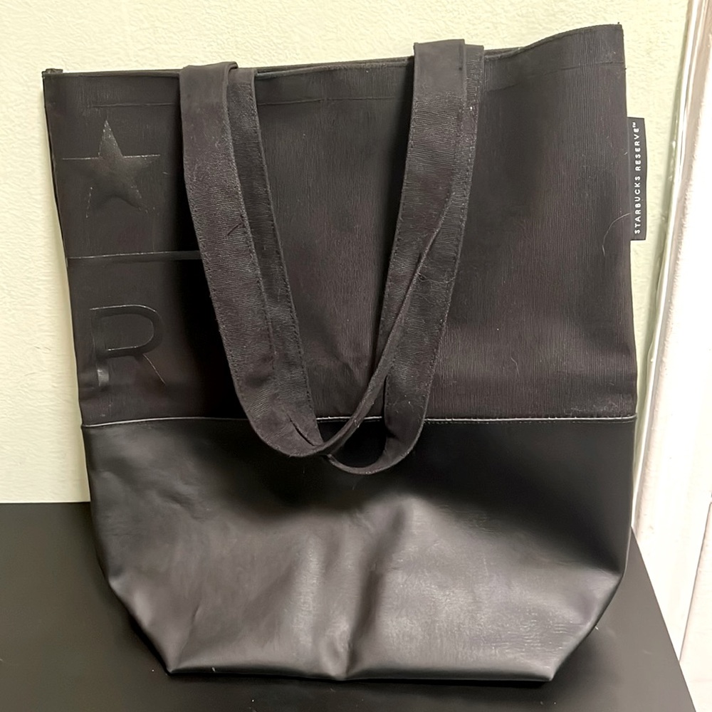 Starbucks Reserve Canvas Shoulder Bag Black